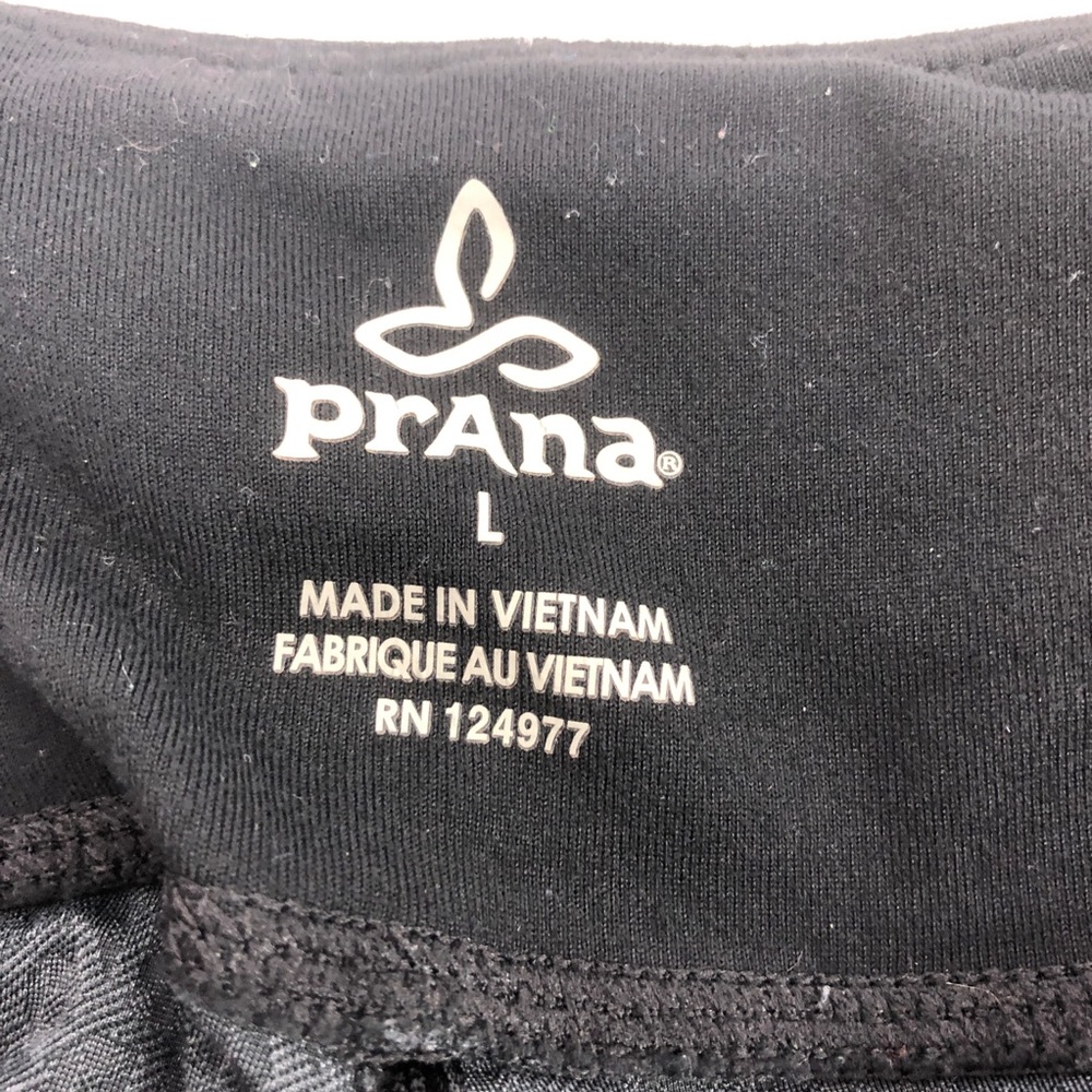 Prana | Women’s Dark Gray Textured Crop Leggings - Picture 4 of 9